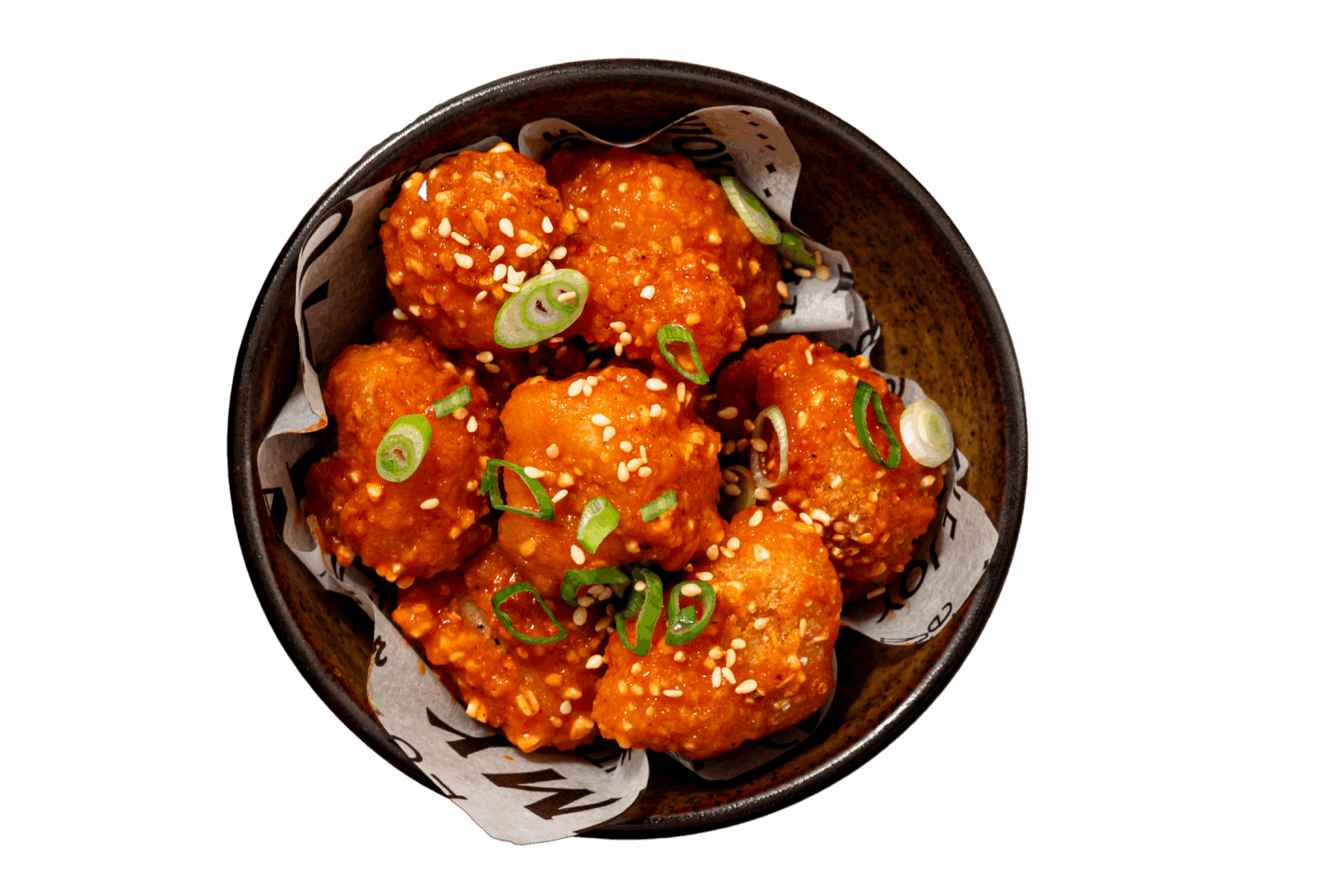 Korean Glazed Cauliflower Wings