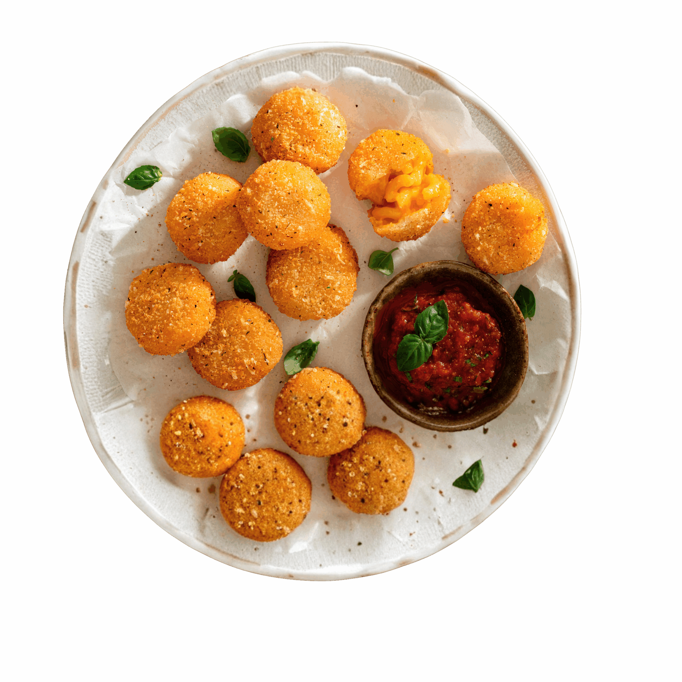 Met een tomatencrème