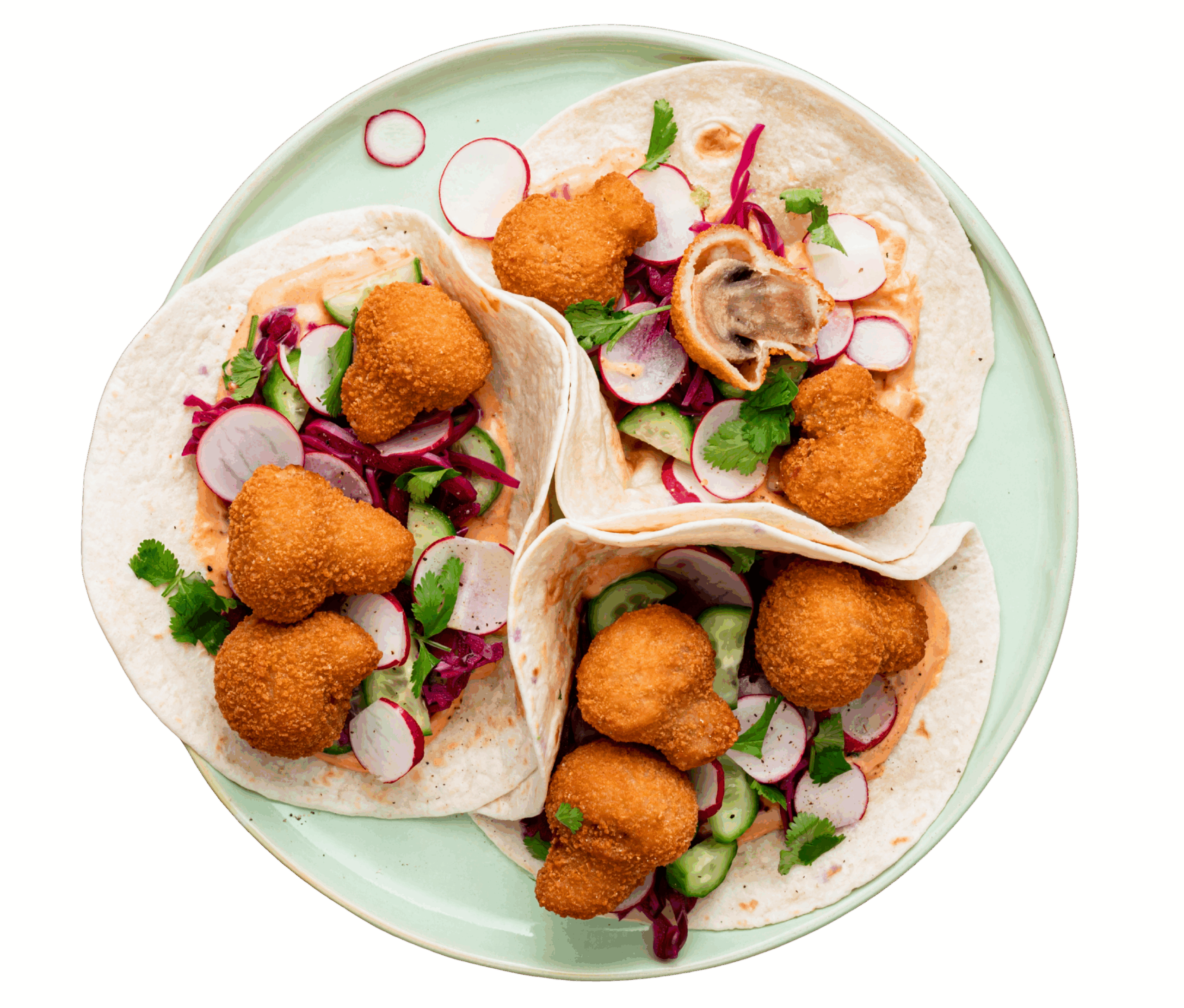 Mini Mushroom Wraps