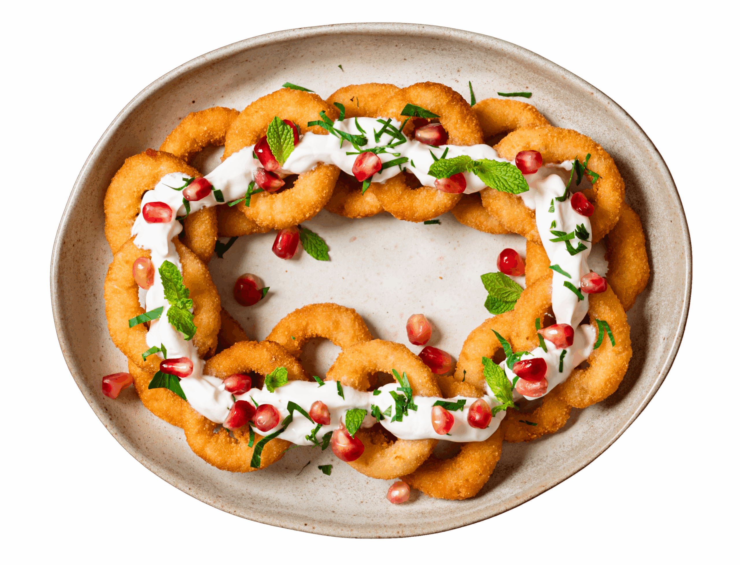 Mini Platter met Griekse Yoghurt en Granaatappel